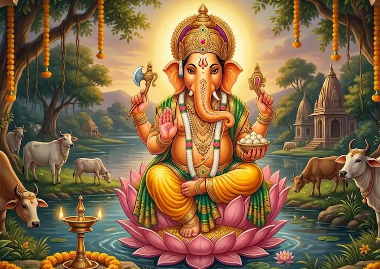 ganesh mantra in telugu with meaning — గణేశ మంత్రాలు తెలుగు అర్థం bhaktideepam