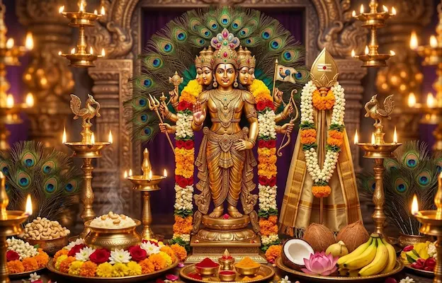 Murugan Ashtottaram Telugu 108 names Thaipusam Tuesday - మురుగన్ అష్టోత్తరం తెలుగు తైపూసం మంగళవారం bhaktideepam